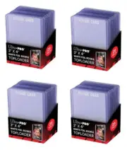 (100) Ultra Pro White Foil Rookie Card Topload Card Holder Toploaders Toploads