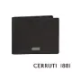 【Cerruti 1881】限量2折 義大利頂級小牛皮8卡短夾 全新專櫃展示品(黑色 CEPU05431M)