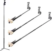 Selfie Stick Tripod Extension Rod for DJI Osmo Pocket 3, 150CM Aluminum Alloy Extension Rod + Aluminum Alloy Tripod.