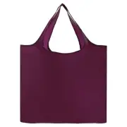 Reusable Grocery Bags, 1Pcs Washable Shopping Totes with Handles (Wine Red)