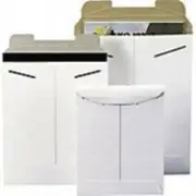 200 - 6x6" #9SFW White Tab-Lock Original StayflatsÂ® Mailer