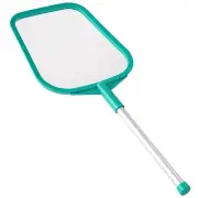 Pool Skimmer - Pool Net with Pole, Pool Skimmer Net with Solid Plastic Frame,...