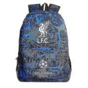 Graffiti Liverpool Uefa Champions League Shoulder Bag Fan Backpack Student Schoolbag Storage Bag E