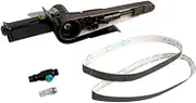 Fonowx Industrial Mini Belt Grinder with Sanding Belts, Wrench for Metal Work, 20mm B