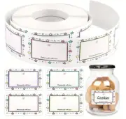 Small Jar Label Sticker Handmade with Love 4.5x2.5cm Kitchen Pantry Container