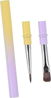 EXQUIMEUBLE Nail Art Brushes Nail Liner Brushes Nail Polish Pen Nail Design Brush Pigment Applicators Reusable Makeup Brushes