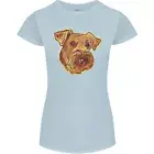 An Airedale Terrier Bingley Waterside Dog Womens Petite Cut T-Shirt