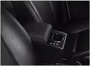 Arm Storage Box for Fabia 3 III 2015-2022 Car Armrest Storage Box Cup Holder Armrest Storage Box Armrest Box(M1 Red Line 3usb)