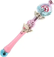 Kisangel Glowing Fairy Wand for Musical Light Up Princess Stick for Cosplay Parties Stage Performances Dress Up Games No Battery Required Create Atmosphere