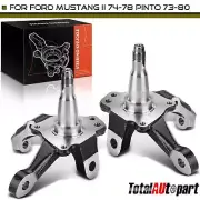 2x Stock Height Spindles for Ford Mustang II Pinto Front Driver & Passenger Side
