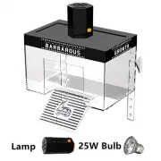 Hanging Turtle Platform Backlight Basking Reptile Heat Lamp Ramp Dock Aquatic US