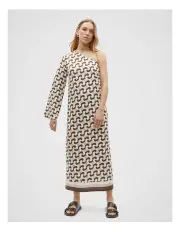[Seed Heritage] Maxi Dress in Chain Geo