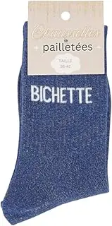 [Felizz] Glitter Socks - Bichette (36-42), Blue, One Size, blue, One size