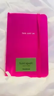 Kate Spade THIS JUST IN Take Note Medium Notebook 3.5" (W) x 5.5"(H) x 0.75"(D)