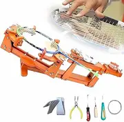 Winch Type Badminton String Machine, Badminton Racket Stringing Threading Machine, Non Slip Handle Fix Restring Tools for Badminton Racquet