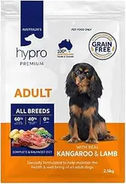 Kangaroo and Lamb Dog Food, 2.5 Kilograms