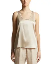 Peserico Silk Blend Scoop Neck Camisole
