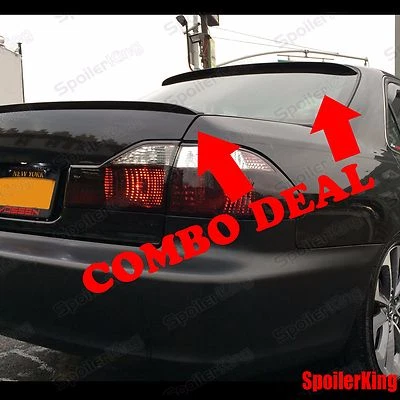 COMBO Spoilers (Fits: Toyota Camry 2012-14) Rear Roof Wing & Trunk Lip (for: Toyota)