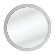 French Classic White Round/Circle Mirror 100 cm - SML