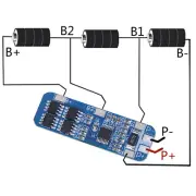 3S 10A 12V Lithium Battery Charger Protection Board BMS Li-ion Charging Module: