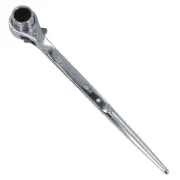 Scaffold Spanner Ratchet Podger 2 Way Bi-Hex Ratchet 19mm 21mm Scaffolders