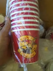 Lot of 125 Fast & delicious new soup cups w/ lids 12 oz new