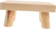 iplusmile Wooden Step Stool for Lightweight Portable and Sturdy Design for Bathroom Outdoor Use Safe Footrest for Potty Training and Home Activities
