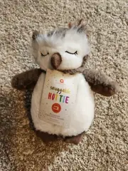 New Aroma Home Snuggable Hottie Microwavable Lavender Scented Owl Plush