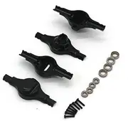 RC Remote Control Car Compatible with 1/16 Jimny Suzuki Metal Upgrade Accessories Front and Rear Axle Housing with Bearing (Color : Black)
