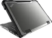 Gumdrop SlimTech Laptop Case Fits Lenovo ThinkPad 11e Yoga (Gen 6) 2-in-1 Designed for K-12 Students Teachers & Classrooms | Drop Tested Rugged Shockproof Bumpers for Reliable Device Protection– Black