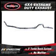 Redback 4x4 Exhaust No Muffler for Toyota Prado 120 1KD-FTV 08/06-07/15