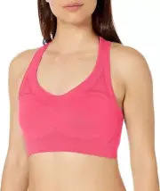 Hanes Seamless Racerback Moderate-Support Sports Bra with CoolDRI Moisture-Wick