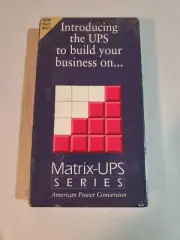 APC Matrix-UPS American Power Conversion Sealed VHS