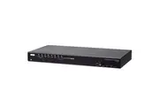 Aten CS19208 8-Port USB 3.0 4K Display Port KVM Switch Superior Video Quality Cascadable to Two Levels with Multi-display Featur