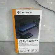 HyperDrive Gen2 11 Port Dual 4K Hub New