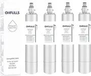 [OHFULLS] 847200 Refrigerator Water Filter, Compatible with Fisher Paykel 847200 Fridge Water Filter External, 847200-WF 847200WF 847200-2 FWC3 EFF-6049A RF522ADUX5 RF522WDRUX5 RF522BRDUB5 (4-Pack)