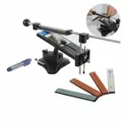 Upgrade Kitchen Knife Sharpening Tool Sharpener System with 4 Stones