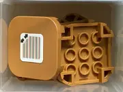 LEGO Parts - Medium Nougat Tile 4 x 4 w Mario Scan Code - No 68869 - QTY 5