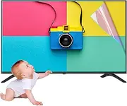[XRRX] TV Screen Protector Anti Blue Light 55 Inch Anti Radiation 70 Inch Curved Surface Frosted Anti-Fingerprint Anti-Myopia Film for Hisense, TCL, Samsung, Sony Monitor / 65in 1440x809mm