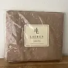 VTG Ralph Lauren Extra Deep Fitted Sheet Twin Camel 100% SUPIMA COTTON 350 TC
