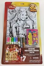Disney High School Musical 3D Art Poster With Markers Gabriella Vanessa Hudgens