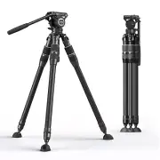 SmallRig 59'' Travel Video Tripod Max Load 13.2lbs / 6kg for Camera 4643