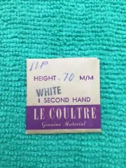 Jaeger Lecoultre Watch White Second Hand, 11P