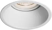 Astro Minima Round Fixed Indoor Downlight (Matt White), GU10 Lamp, Designed in Britain - 1249002-3 Years Guarantee