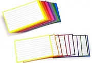 PPAPPAPPIYO 3x5 Lined Index Cards, Note Cards, Study Cards, Flash Cards 260gsm