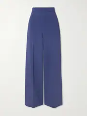 [Joseph] Joseph - Alane Pleated Cady Wide-leg Pants - Blue - FR 32 FR 32 Blue