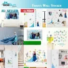 3D Frozen Elsa Anna Wall Stickers Removable Broken Wall Kid Girl Room Decal