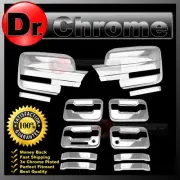 09-14 Ford F150 Chrome Mirror+4 Door Handle+keypad+PSG keyhole Cover COMBO kit (for: Ford)