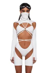 [Club Exx] Drifting Guardian Cut-Out Romper