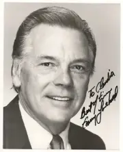 1998 Star Trek Gary Lockwood (Gary Mitchell) Autographed B&W Photo 8" X 10"